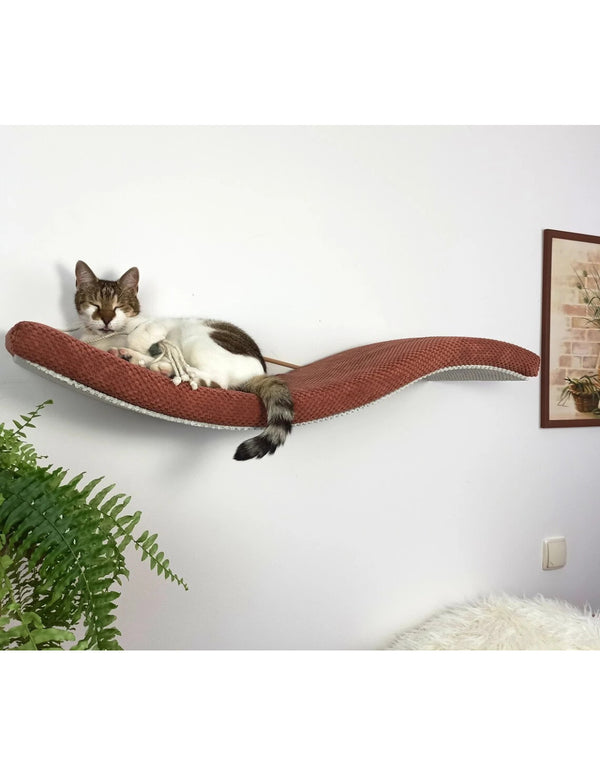 Cat's Atelier Cat Shelf | Playful Curve Left 95 cm