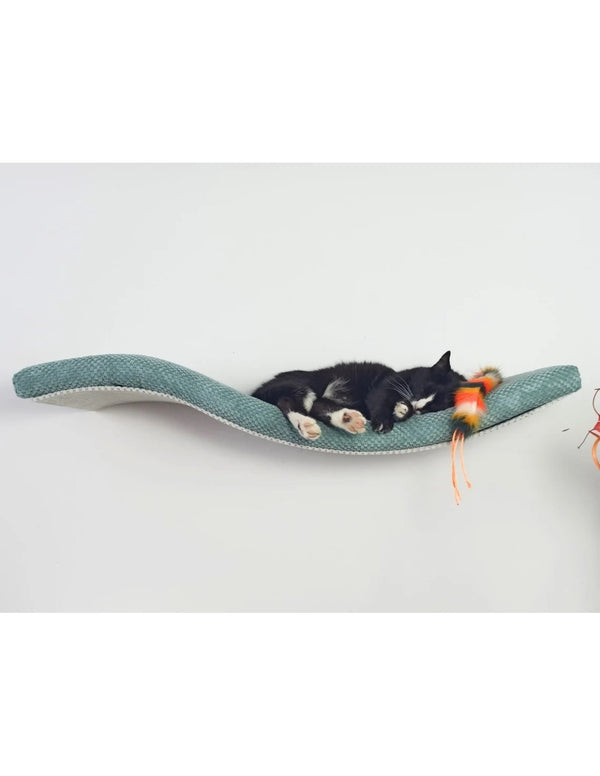 Cat's Atelier Cat Shelf | The Playful Curve Right 75 cm