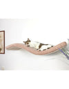 Cat's Atelier Cat Wall Shelf | The Playful Curve Right 95 cm-Cat Shelf-Cat's Atelier- Silver Circle Pets