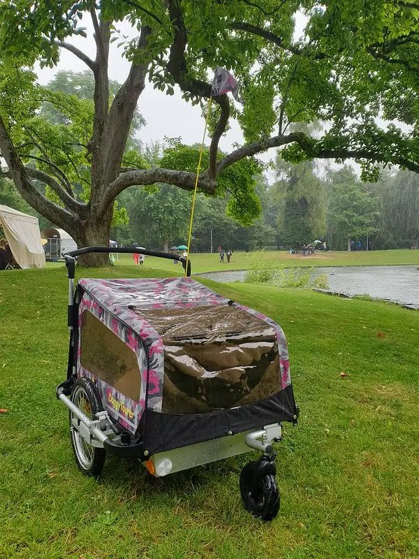 Doggy Tourer Boomer X Dog Bike Trailer-Dog Bike Trailer-Doggy Tourer- Silver Circle Pets