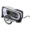 Doggy Tourer Idefix Small Dog Bike Trailer-Dog Bike Trailer-Doggy Tourer- Silver Circle Pets