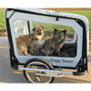 Doggy Tourer Marley Large Dog Bike Trailer-Dog Bike Trailer-Doggy Tourer- Silver Circle Pets