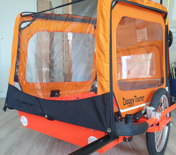 Doggy Tourer Marley Large Dog Bike Trailer-Dog Bike Trailer-Doggy Tourer- Silver Circle Pets