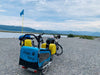Doggy Tourer Snoopy Medium Dog Bike Trailer-Dog Bike Trailer-Doggy Tourer- Silver Circle Pets