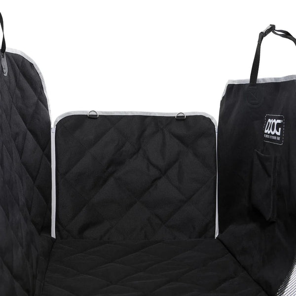 DOOG Dog Car Seat Cover | Rear Bench Seat | Large-Dog Car Seat-DOOG- Silver Circle Pets