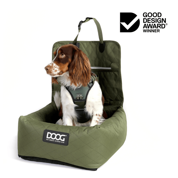 DOOG Dog Car Seat - Small to Medium | 2-in-1 Functionality-Dog Car Seat-DOOG- Silver Circle Pets