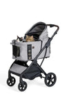 FikaGO Agile 2 Pet Stroller | Auto One-Second Fold-Pet Strollers-FikaGo- Silver Circle Pets