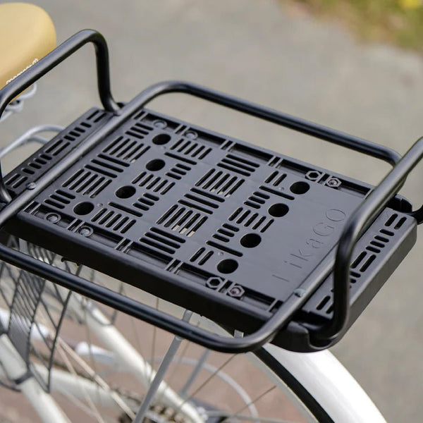FikaGO Flytta Plus Bike Link | Rear Rack Bicycle Attachment-Dog Bike Basket Mounting Kit-FikaGo- Silver Circle Pets