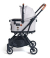FikaGO Flytta Plus Detachable Pet Stroller | 3-in-1 Pet Travel System-Pet Strollers-FikaGo- Silver Circle Pets