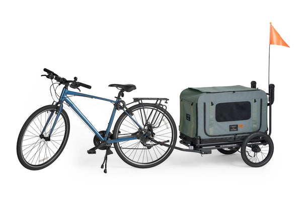 FikaGO King + Queen Pet Wagon | 3-in-1 Wagon & Multi-Size Kennel & Bike Trailer-Pet Trailer-FikaGo- Silver Circle Pets