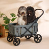 FikaGO KROSS Large Pet Wagon | 100kg Capacity Push & Pull System-Pet Strollers-FikaGo- Silver Circle Pets