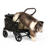FikaGO KROSS Large Pet Wagon | 100kg Capacity Push & Pull System-Pet Strollers-FikaGo- Silver Circle Pets