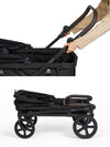 FikaGO KROSS Large Pet Wagon | 100kg Capacity Push & Pull System-Pet Strollers-FikaGo- Silver Circle Pets
