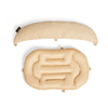 FikaGO Mushroom Pet Stroller Pillow & Curve Cushion-Pet Stroller Accessories-FikaGo- Silver Circle Pets