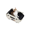 FikaGO Truffle | 6-in-1 Folding Pet Carrier | Airline Approved-Pet Carrier-FikaGo- Silver Circle Pets