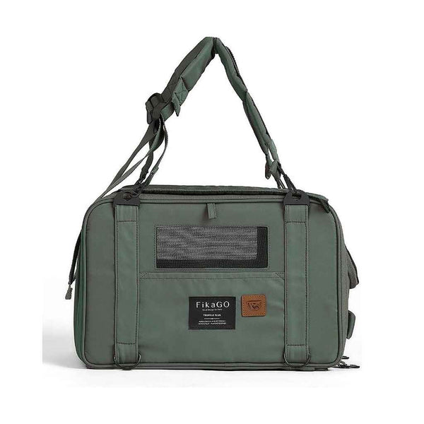 FikaGO Truffle Plus | 6-in-1 Folding Pet Carrier-Pet Carrier-FikaGo- Silver Circle Pets