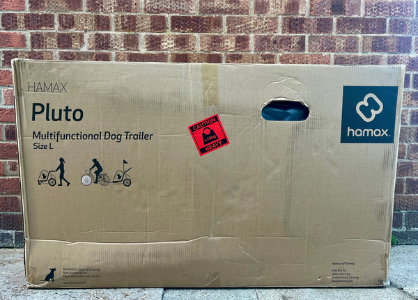 Hamax Pluto Multi-functional Dog Stroller & Dog Bike Trailer | Large-Pet Strollers-Hamax- Silver Circle Pets