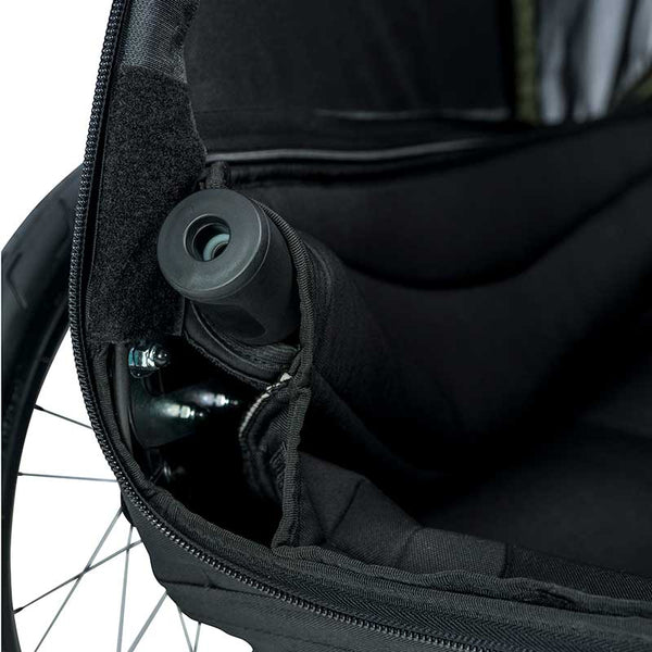 Hamax Pluto Multi-functional Dog Stroller & Dog Bike Trailer | Medium-Pet Strollers-Hamax- Silver Circle Pets