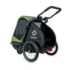 Hamax Pluto Multi-functional Dog Stroller & Dog Bike Trailer | Medium-Pet Strollers-Hamax- Silver Circle Pets