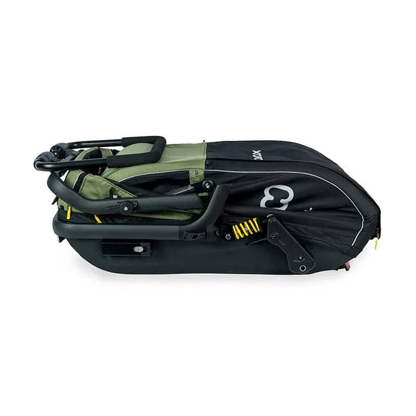 Hamax Pluto Multi-functional Dog Stroller & Dog Bike Trailer | Medium-Pet Strollers-Hamax- Silver Circle Pets