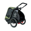 Hamax Pluto Multi-functional Dog Stroller & Dog Bike Trailer | Medium-Pet Strollers-Hamax- Silver Circle Pets