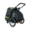 Hamax Pluto Multi-functional Dog Stroller & Dog Bike Trailer | Medium-Pet Strollers-Hamax- Silver Circle Pets