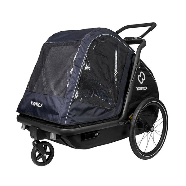 Hamax Pluto Rain Covers-Pet Stroller Accessories-Hamax- Silver Circle Pets