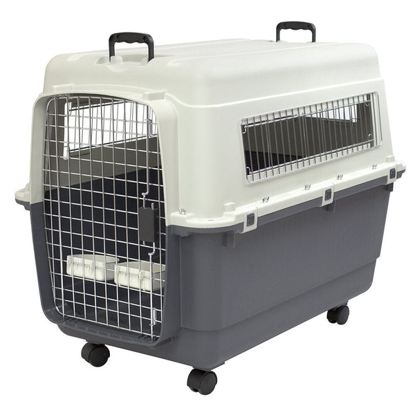 Henry Wag Wheeled Airline Approved Travel Crate | Four Sizes-Pet Crate-Henry Wag- Silver Circle Pets