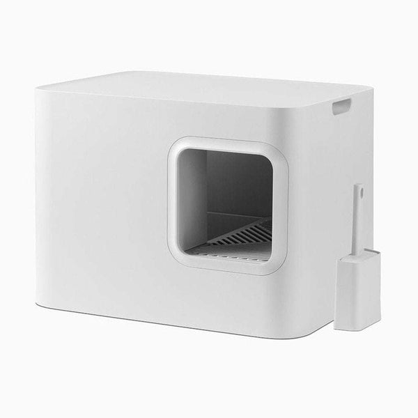 Hoopo Dome Cat Litter Box-Cat Litter Box-Hoopo- Silver Circle Pets
