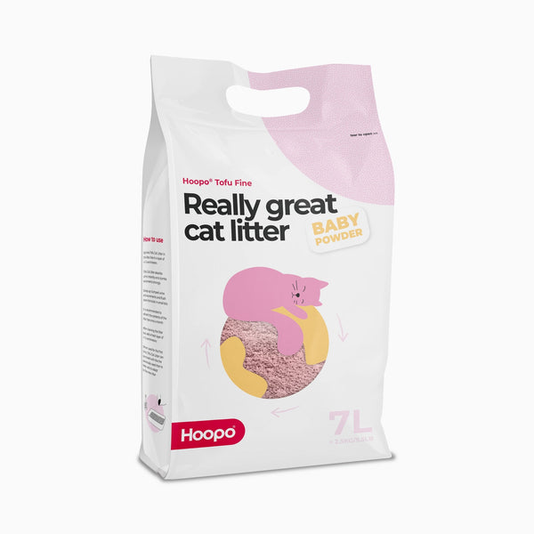 Hoopo Tofu Fine Baby Powder Cat Litter | 7L, 17L-Cat Litter-Hoopo- Silver Circle Pets