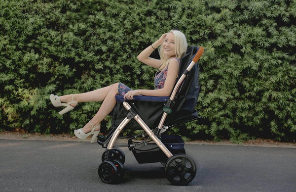 HPZ Pet Rover XL Stroller | Extra-Long Expandable-Pet Strollers-HPZ Pet Rover- Silver Circle Pets