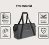 Ibiyaya Breezy Wanderer Dachshund Tote Bag | Airline Approved - Ibiyaya- Silver Circle Pets