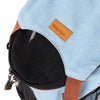 Ibiyaya Denim Fun Lightweight Pet Backpack | Airline-Approved-Pet Accessories-Ibiyaya- Silver Circle Pets