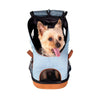 Ibiyaya Denim Fun Lightweight Pet Backpack | Airline-Approved-Pet Accessories-Ibiyaya- Silver Circle Pets