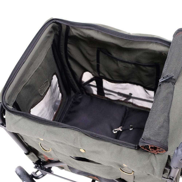 Ibiyaya Gentle Giant Wagon Dog Pram-Pet Strollers-Ibiyaya- Silver Circle Pets