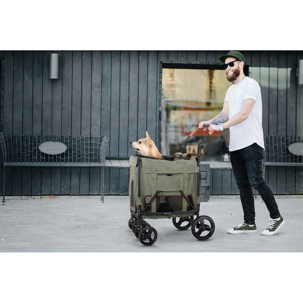 Ibiyaya Gentle Giant Wagon Dog Pram-Pet Strollers-Ibiyaya- Silver Circle Pets