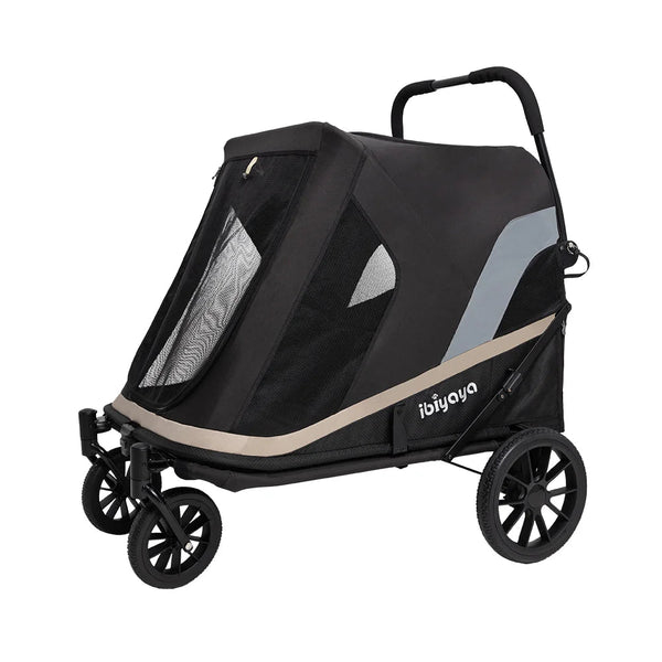 Ibiyaya Grand Cruiser Large Dog Stroller | + Included Supportive Cushion-Pet Strollers-Ibiyaya- Silver Circle Pets