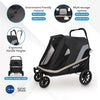 Ibiyaya Grand Cruiser Large Dog Stroller | + Included Supportive Cushion-Pet Strollers-Ibiyaya- Silver Circle Pets