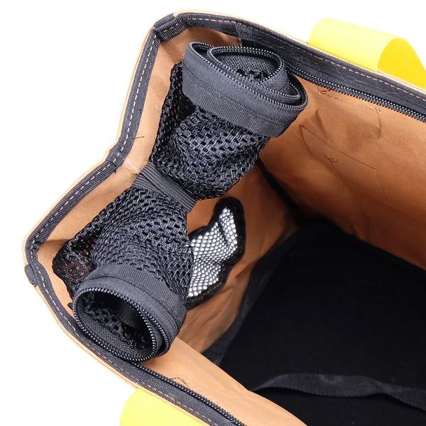 Ibiyaya Kraft Pa-purrr Canvas Pet Carrier-Pet Carrier-Ibiyaya- Silver Circle Pets