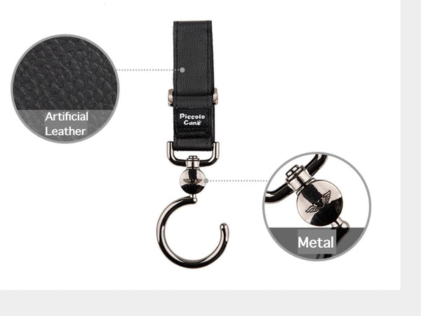 Ibiyaya Stroller Baggage Spin Hooks-Pet Strollers-Ibiyaya- Silver Circle Pets