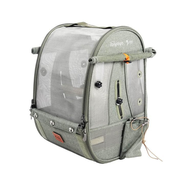Ibiyaya Trackpack For Birds | Medium-Pet Carrier-Ibiyaya- Silver Circle Pets