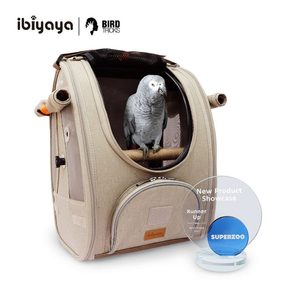Ibiyaya Trackpack For Birds-Pet Accessories-Ibiyaya- Silver Circle Pets