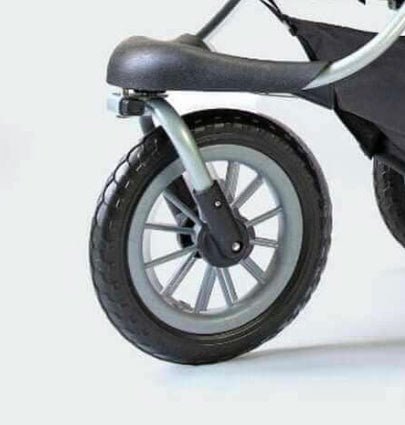 Innopet Buggy Comfort EFA ECO Front Wheel Incl. Holder-Pet Stroller Replacement Part-Innopet- Silver Circle Pets