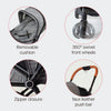 InnoPet City Buggy Dog Pram | U.K. Exclusive Stroller-Pet Strollers-Innopet- Silver Circle Pets