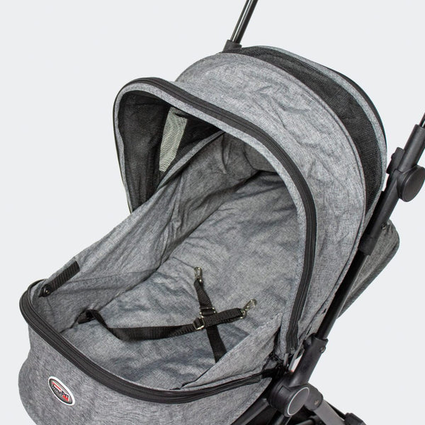 InnoPet City Buggy Dog Pram | U.K. Exclusive Stroller-Pet Strollers-Innopet- Silver Circle Pets