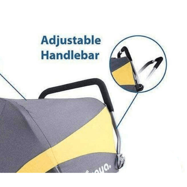 InnoPet Hercules 2.0 Replacement Handle-Pet Stroller Replacement Part-Innopet- Silver Circle Pets
