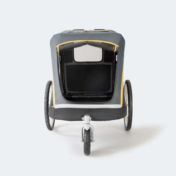 Innopet Hercules 2.0 XL Dog Stroller & Trailer with Free Rain Cover-Pet Strollers-Innopet- Silver Circle Pets