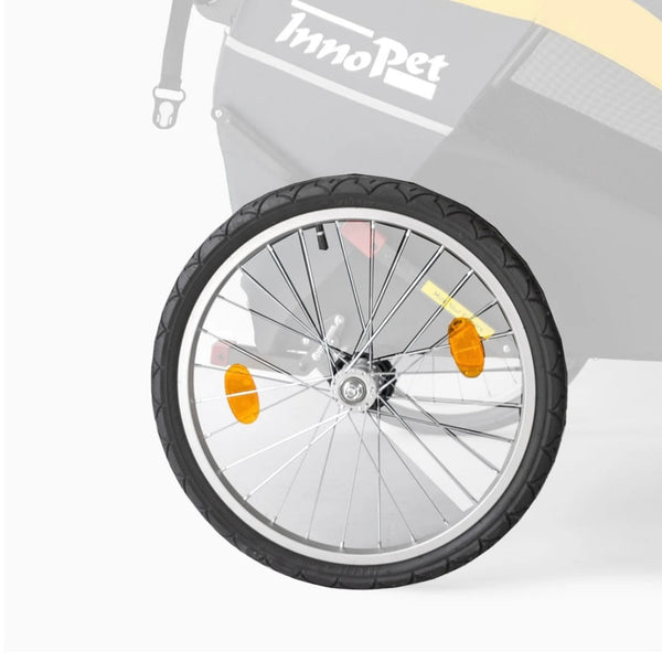 Innopet Hercules Rear Wheel-Pet Stroller Replacement Part-Innopet- Silver Circle Pets