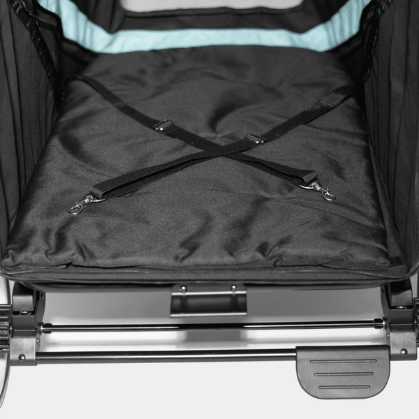 InnoPet Mamut XL Dog Pram with Free Rain Cover + Organiser-Pet Strollers-Innopet- Silver Circle Pets