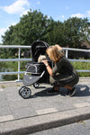 InnoPet Monaco Dog Pram With Free Rain Cover-Dog Stroller-InnoPet- Silver Circle Pets
